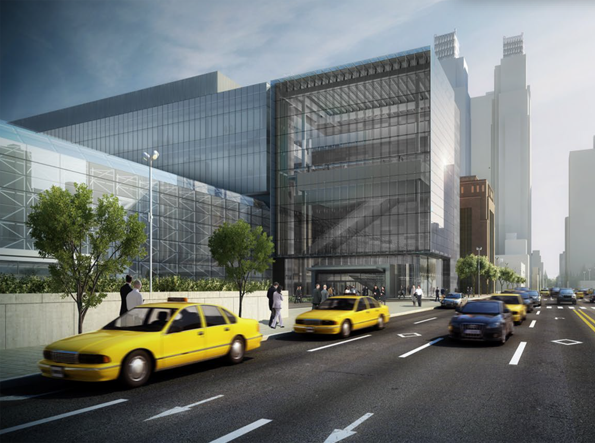 Interior view of the Javits Center