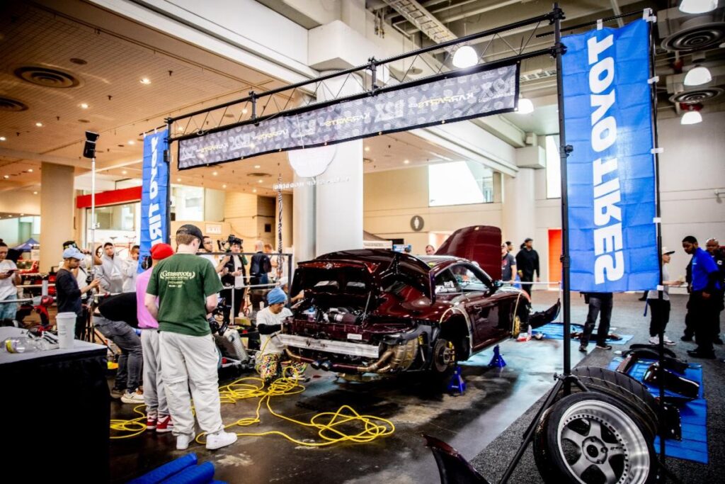 First-Ever Live Auto Show Build by Akira Nakai