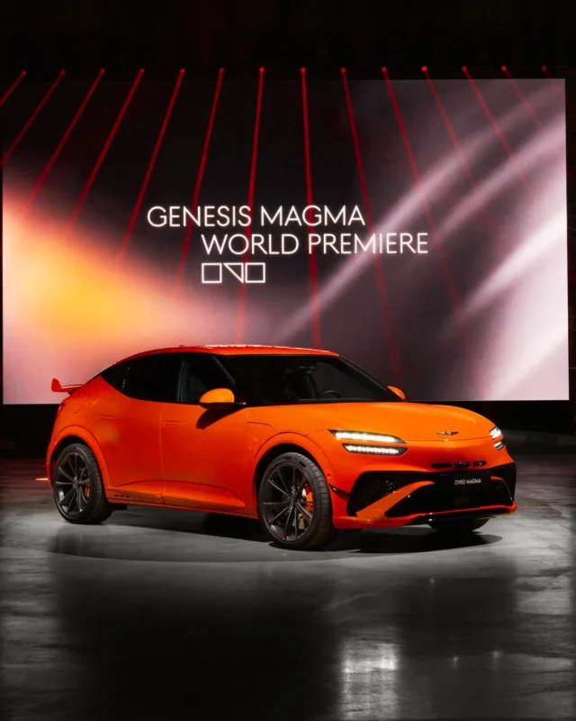 Genesis really said:
New Magma concept? ✔️
640 HP? ✔️
0-60 in 3.4 seconds ✔️

Meet the Genesis GV60 Magma. 🔥