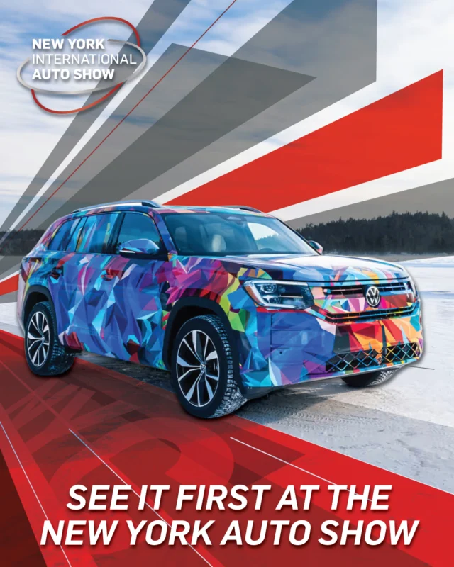 Before its world debut in New York, the all-new Volkswagen Atlas has already been pushed to its limits in extreme testing conditions.

Now it takes center stage.

See it at the New York Auto Show.
April 3–12, 2026 | Javits Center, NYC

Get your tickets now at www.autoshowny.com/