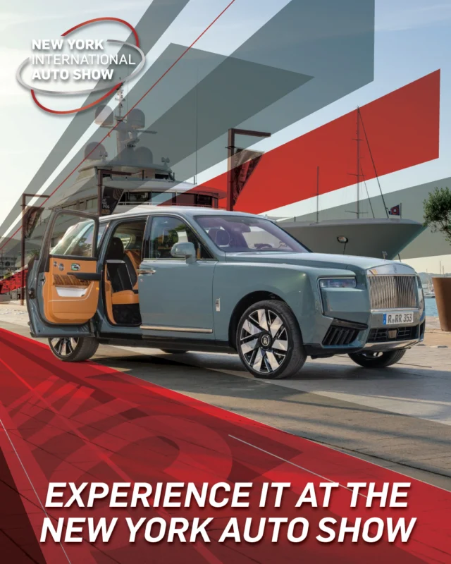 The Rolls-Royce Cullinan pairs a twin-turbocharged 6.75L V12 with all-wheel drive to deliver effortless, whisper-quiet power and unmatched presence.

This is luxury without limits.

See it at the New York Auto Show.

April 3–12, 2026 | Javits Center, NYC
Get your tickets now at www.autoshowny.com/